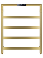 Полотенцесушитель электрический WONZON & WOGHAND KÖLN, Брашированное золото (WW-A6014-BG) - Gidratop.ru изображение