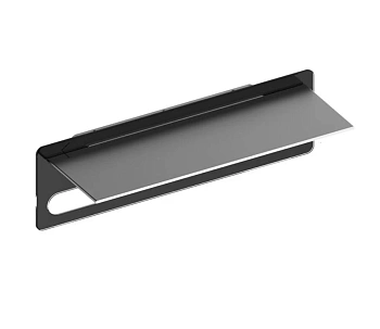 Полка для полотенец Keuco Edition 400 11575 170011 60 см, стекло, антрацит глянцевый