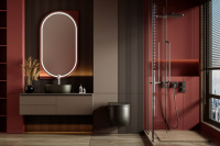 Унитаз ABBER Bequem AC1104TMB подвесной черный матовый, безободковый, смыв торнадо - Gidratop.ru изображение