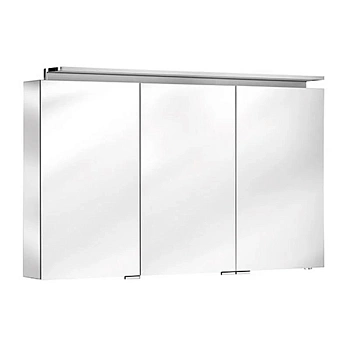 Зеркальный шкаф Keuco Royal L1 13605171301, 120 см, с подсветкой, алюминий серебристый