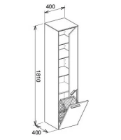 Шкаф пенал Keuco Royal 60 32131 40 х 181 см - Gidratop.ru изображение