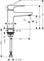 Смеситель Hansgrohe Metropol 32501000 для раковины - Gidratop.ru изображение