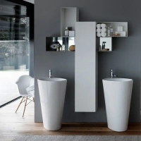 Раковина Laufen Palomba 8.1180.3.000.104.1 52.5 х 90 см, напольная, цвет белый - Gidratop.ru изображение