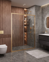 Душевая дверь CEZARES MOLVENO-BF-1-160-C-BORO-IV - Gidratop.ru изображение