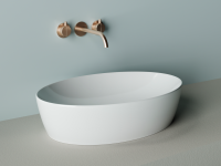 Умывальник чаша накладная овальная Element 610x410x150мм - Gidratop.ru изображение