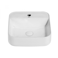 Раковина накладная ABBER Rechteck AC2215 белая - Gidratop.ru изображение