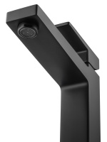 Смеситель для раковины высокий WONZON & WOGHAND CUBE 2.0, Черный матовый (WW-88019068-MB) - Gidratop.ru изображение