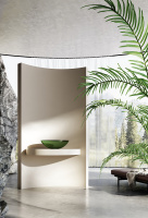 Раковина накладная прозрачная ABBER Kristall AT2802Emerald зеленая - Gidratop.ru изображение