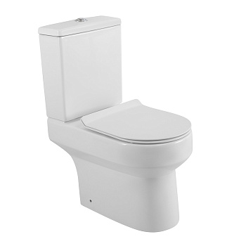 Унитаз-компакт безободковый BelBagno NORMA BB339CPR/BB339T/BB076SC