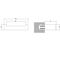 Gessi Rettangolo держатель для туалетной бумаги вертикальный/горизонтальный, цвет: хром - Gidratop.ru изображение