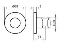 Держатель для душевой лейки Keuco Plan S 52991 010000 - Gidratop.ru изображение