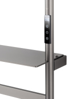 Полотенцесушитель электрический WONZON & WOGHAND DÜSSELDORF, Темный графит (WW-A203-GM) - Gidratop.ru изображение