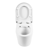 Унитаз приставной безободковый BelBagno FLAY-R BB1003CBR/BB865SC - Gidratop.ru изображение