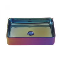 Раковина накладная ABBER Rechteck AC2207Regen хамелеон - Gidratop.ru изображение