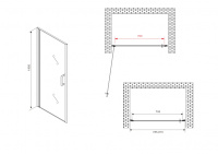 Душевая дверь ABBER Sonnenstrand AG04080M - Gidratop.ru изображение