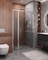 Душевая дверь CEZARES MOLVENO-BA-11-90+20-C-Cr-IV - Gidratop.ru изображение