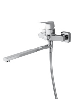 Смеситель для ванны WONZON & WOGHAND FLEX, Хром (WW-639906-CR) - Gidratop.ru изображение