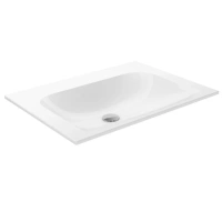 Раковина Keuco Plan 32950316500 65 см без отверстия под смеситель, белый - Gidratop.ru изображение