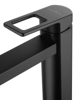 Смеситель для раковины высокий WONZON & WOGHAND FRAME, Черный матовый (WW-88239010-MB) - Gidratop.ru изображение