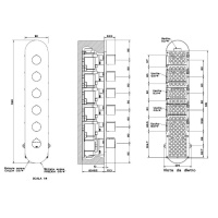 Gessi Tondo встраиваемый термостат для душа, с 5ю независимыми выходами, верт/гориз установка, (внешние части), цвет: хром - Gidratop.ru изображение