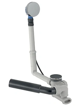 Слив-перелив Geberit для ванны, полуавтомат, хром глянцевый, 150.520.21.6