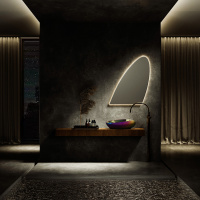 Раковина накладная ABBER Bequem AC2107Regen хамелеон - Gidratop.ru изображение