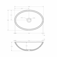 Раковина накладная прозрачная ABBER Kristall AT2802Vesuvian оливковая - Gidratop.ru изображение