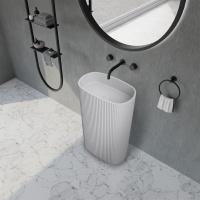 Раковина отдельностоящая ABBER Stein AS2502-H белая матовая - Gidratop.ru изображение