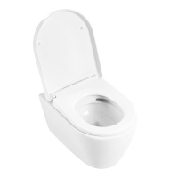 Унитаз подвесной безободковый BelBagno MARINO BB105CHR/BB865SC - Gidratop.ru изображение