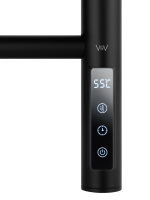 Полотенцесушитель электрический WONZON & WOGHAND BONN, Черный матовый (WW-AL409-MB) - Gidratop.ru изображение