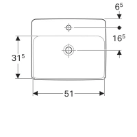 Раковина Geberit Variform 500.742.01.2, 55 x 45 см, белая - Gidratop.ru изображение