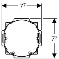 Монтажная группа Geberit для блока (блок питания) 115.861.00.1 - Gidratop.ru изображение