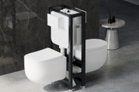 Инсталляция двойная самонесущая ABBER AC0106 для двух подвесных унитазов - Gidratop.ru изображение