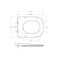 Крышка-сиденье CEZARES LUX CZR-159-SC - Gidratop.ru изображение