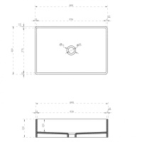 Раковина накладная прозрачная ABBER Kristall AT2803Saphir синяя - Gidratop.ru изображение
