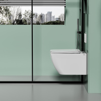 Унитаз ABBER Ultra AC1303 подвесной белый с ультратонким ободком - Gidratop.ru изображение