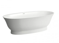 Ванна Laufen New Classic 2.2085.2.000.000.1 190 х 90 см искусственный камень, отдельностоящая, белая - Gidratop.ru изображение