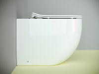 Напольный приставной унитаз Metropol Rimless - Gidratop.ru изображение