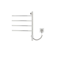 Полотенцесушитель электрический Vincea VTD-1S1CE 43x60, хром, таймер - Gidratop.ru изображение