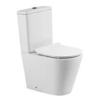 Унитаз-компакт безободковый со смывом TORNADO BelBagno FLAY-TOR BB2149CP-TOR/BB2149T/BB2111SC - Gidratop.ru изображение