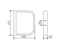 Полотенцедержатель Keuco Edition Palais 40021 010000 40021010000, 20 см, хром - Gidratop.ru изображение