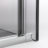 Душевой уголок Stella VSR-1ST9012CGGM, 1200*900, вороненая сталь, стекло тонированное - Gidratop.ru изображение