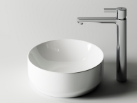 Умывальник чаша накладная круглая Element 355x355x125мм - Gidratop.ru изображение