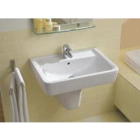 Раковина Geberit Renova Plan 225165000, 65 х 48 см, белая - Gidratop.ru изображение