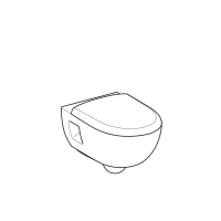 Подвесной унитаз Geberit Renova 500.800.00.1, безободковый, крышка микролифт - Gidratop.ru изображение