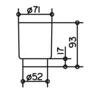 Стакан Keuco Smart 00850000100 акриловый - Gidratop.ru изображение
