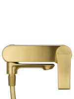 Смеситель для ванны с душем WONZON & WOGHAND BRILLIANT, Брашированное золото (WW-88037079-BG) - Gidratop.ru изображение