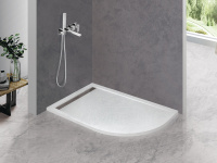 Поддон из искусственного мрамора CEZARES TRAY-AS-RH-120/90-55-30-W-L - Gidratop.ru изображение