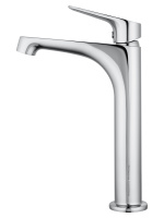 Смеситель для раковины высокий WONZON & WOGHAND BALANCE, Хром (WW-051124-CR/L) - Gidratop.ru изображение