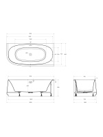 Акриловая ванна угловая правосторонняя CEZARES CZR-LUX-CORNER-165-80-58-R - Gidratop.ru изображение